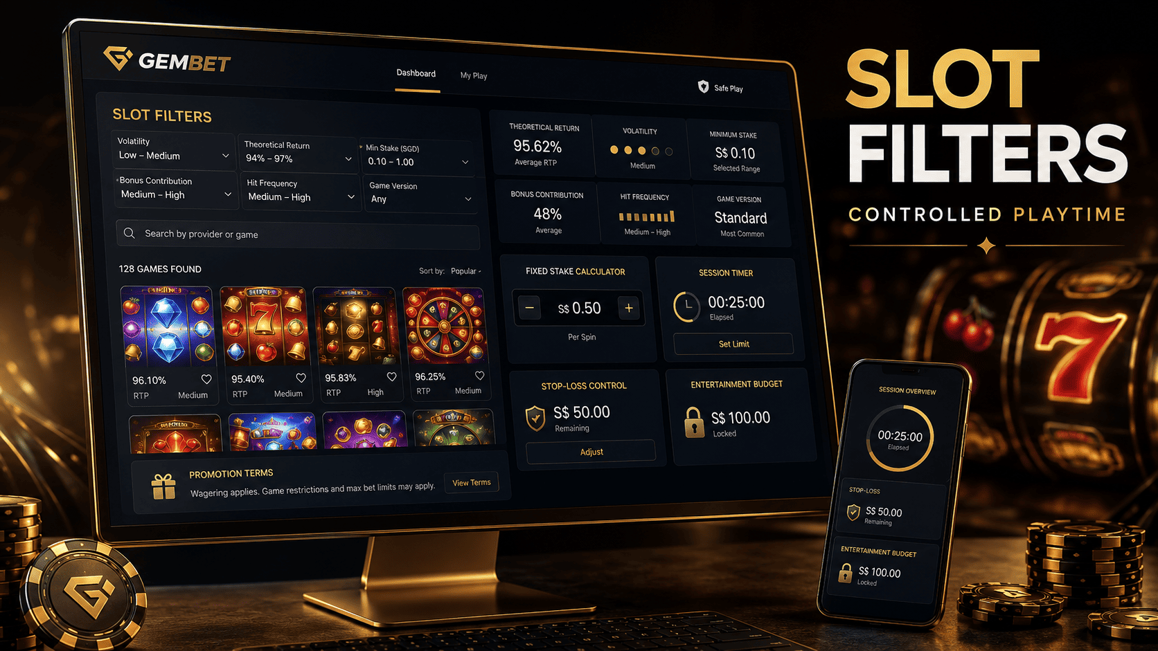 Gembet SG slots playtime filtering guide