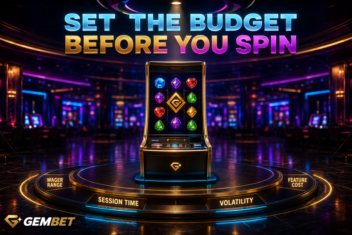 Gembet slot games selected by budget and wager range
